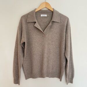 Naadam Cashmere Polo neck Sweater